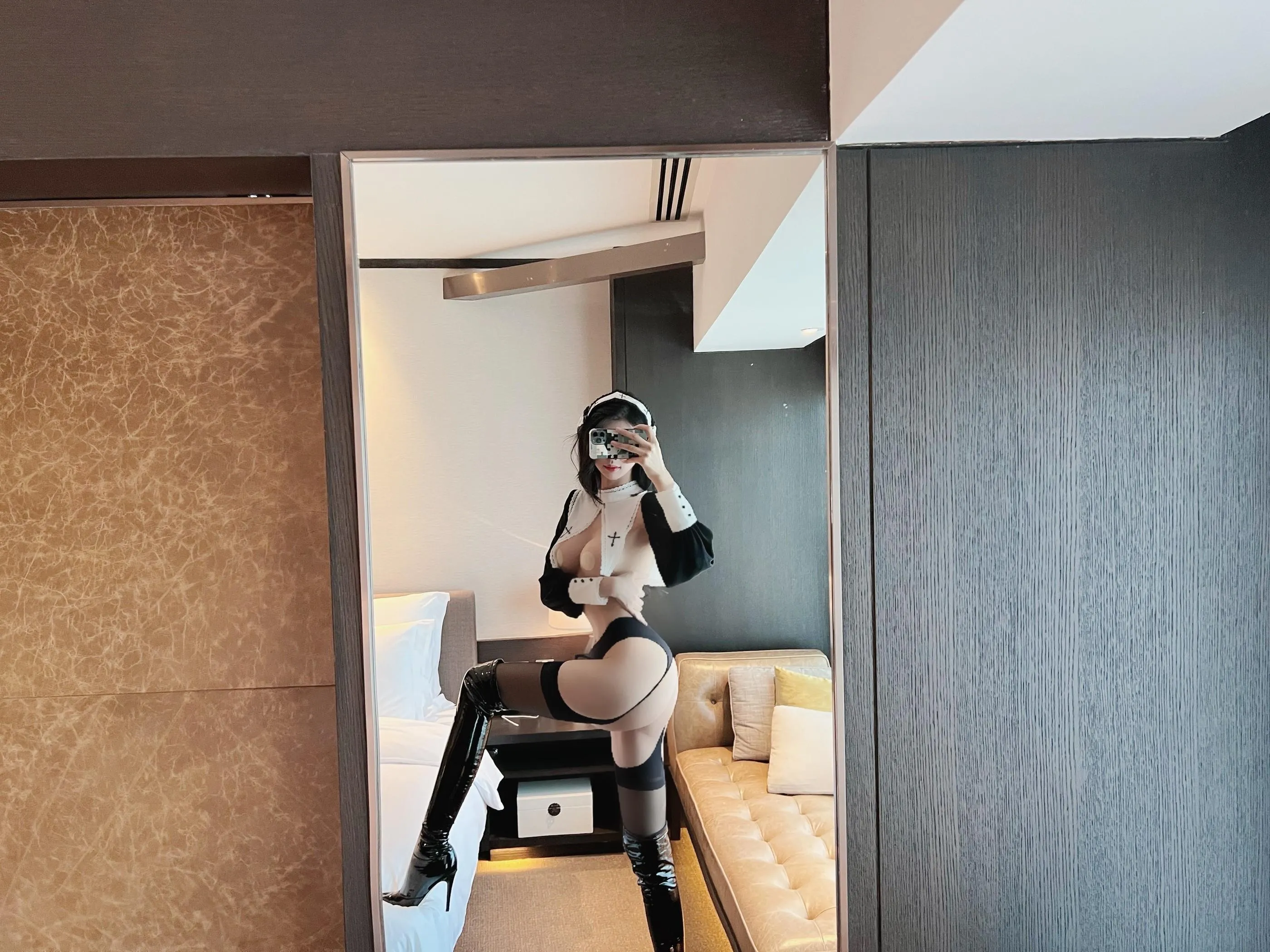 NO.036 葛征GEZHENG – 黑丝修女 [37P]插图9